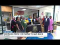 Brandy s mother Sonja Norwood donates instruments to her McComb alma mater