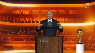 لحظة إعلان فوز المملكة العربية السعودية باستضافة كأس العالم 2034 