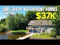 10 DIRT-CHEAP NEW YORK WATERFRONT FARMHOUSES With LAND Starting at 37K