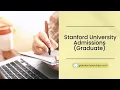Stanford University Graduate Admissions for International Students