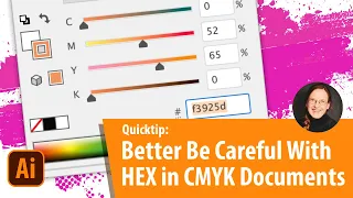 PSA Caution With Copying The HEX Code In CMYK Color Mode in Illustrator