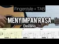 Download Lagu Devano - Menyimpan Rasa | Fingerstyle Guitar (TABLATURE + CHORD)