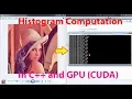 How to Compute the Histogram of a Color Image in GPU using C and CUDA