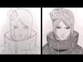 How to Draw Konan Akatsuki - Naruto