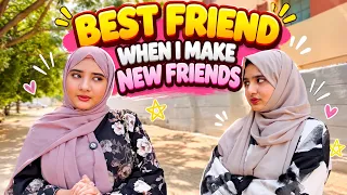 My bestie when I make new friends 😭#mubzz_unicorn #viral #comedy #bestfriend