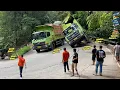 Download Lagu AKSI MULIA SOPIR TRUK HINO !!! Selamatkan Truk Rem Blong Yang Nyaris Terguling Terbalik Di Tikungan