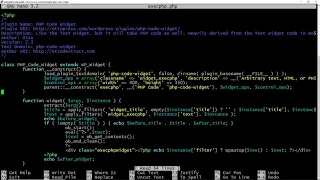 Troubleshooting PHP Code Widget Errors