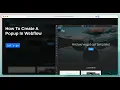 How to Create a Popup in Webflow Step-by-Step