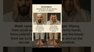 The 4 Obligations Of Wudu Learn How To Perform Wudu Properly Islamic Short Video 