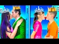 Download Lagu PAREJA NERD vs POPULAR EN EL BAILE DE GRADUACIÓN 👩🏻‍❤️‍💋‍👨🏻💋👑| Karla Bustillos