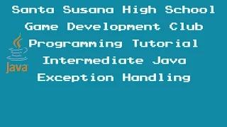 Programming Tutorial 31 - Intermediate Java