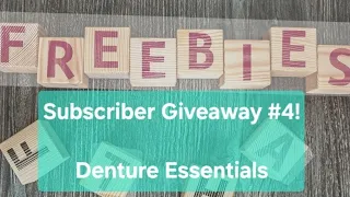 Download Denture Essentials: Subscriber Giveaway#4 #dentures #denturewearer #novadent #drb #giveaway MP3