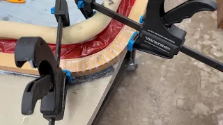 The corner of the gasket holder now in place