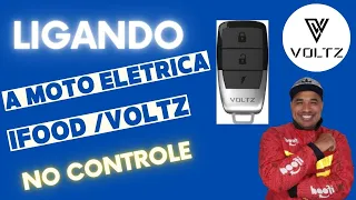 Lingando a moto elétrica #voltz com controle #ifood