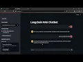 RAG Chatbot FastAPI Backend Streamlit Frontend LangChain