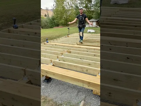 Its NEVER Been Easier To Build A Deck! #diy #construction #sponsored #deckbuilding