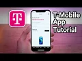 T-Mobile App Tutorial Check Data Usage Add Lines Pay Bill More