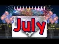 July Fun Calendar Song for Kids Month of the Year Jack Hartmann
