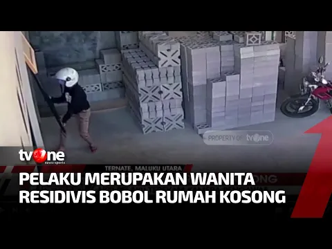 Aksi Wanita Gasak Uang Jutaan Rupiah di Rumah Kosong Terekam CCTV