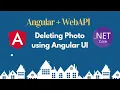 Deleting Photo from Photo Gallery using Angular UI - Free Angular Tutorial