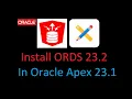 Install Oracle REST Data Services ORDS 23 2 for Oracle APEX