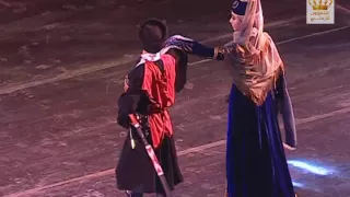 حفل جرش 2016 ليلة أردنية فرقة النادي الأهلي للفولكلور الشركسي 