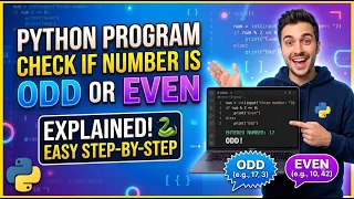Python Program to Check Even or Odd Number Step-by-Step Beginner Tutorial