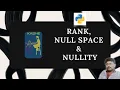 Rank Null Space and Nullity of a Matrix using Python