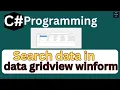 How to Search Data in SQL Database using C WinForms