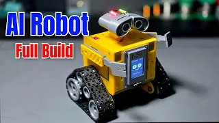 Build AI Wall-E Robot | FREE Firmware | ESP32 Voice Assistant Robot Project