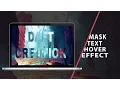 Mask Text Hover Effect CSS Tutorial