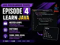 Java Programming Course - Episode 4 Nested Loops Pattern Programs
