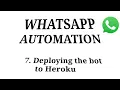 7 Deploying the bot to Heroku