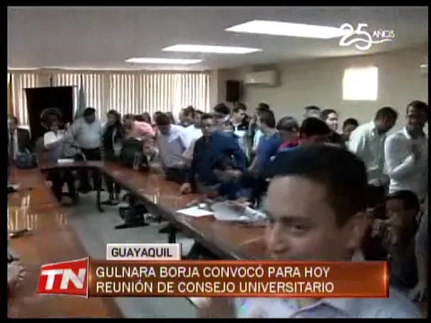 Gulnara Borja convocó para hoy reunión de consejo universitario