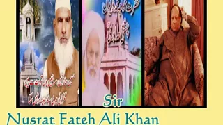 ustad nusrat fateh ali khan salaam e aqedat with out instument sabri darbar faisalabad 1990