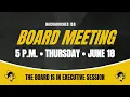 Board of Trustees Regular Meeting - June 18 2026