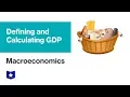 Defining and Measuring GDP Macroeconomics