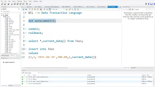 9 SQL DTL Explained in Tamil Autocommit Remove Commit Rollback DDL Auto Commit in MySQL