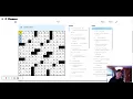 Friday December 6th - New York Times crossword puzzle solve