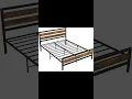 California King Metal Platform Bed Frame Easy Assembly Heavy Duty Black
