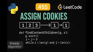 LeetCode 455 Assign Cookies Python Solution Greedy Algorithm