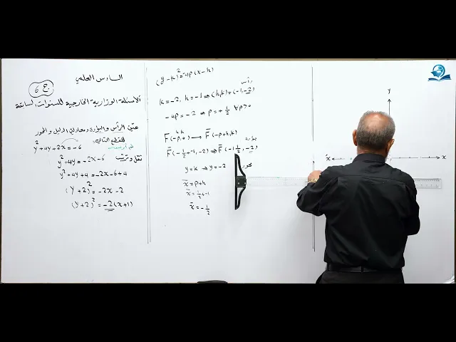 ⁣رياضيات السادس العلمي - الفصل الثاني - الاسئله الوزارية الخارجية ج6