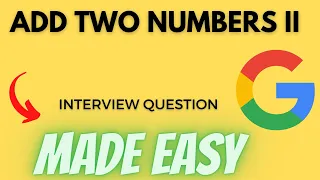 Add Two Numbers II - Leetcode 445