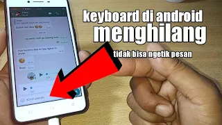 how to solve the oppo keyboard not appearing
