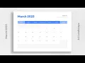 Blank March 2023 Calendar Template Free Download
