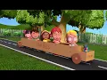 The Wheels on the Bus With Fun Actions 🚌 Kids Songs & Nursery Rhymes