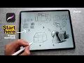 How to Start Drawing from Scratch - Learn to Draw in Procreate Part 1