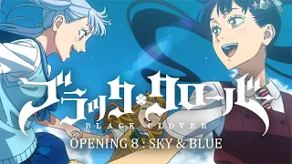 Download Black Clover - Opening 8 | Sky \u0026 Blue (Lyrics) | By GIRLFRIEND  [4K] | Amazing Songs MP3