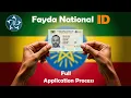 Getting Your National ID Card Is Really Easy Ethiopian National ID Fayda full application process
