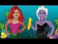 Download Lagu Disney The Little Mermaid Ariel and Ursula Makeup Halloween Costumes and Toys
